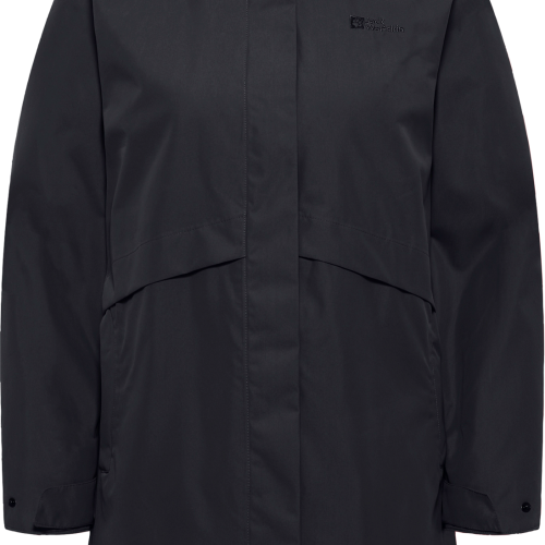 Jack Wolfskin Baylight 3in1 Damen Doppelmantel schwarz M - Damenjacken