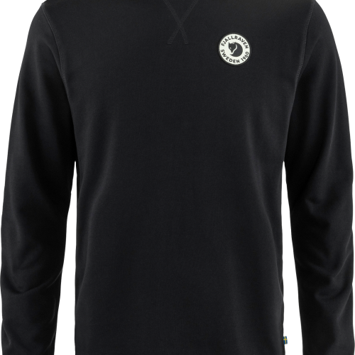 Fjällräven 1960 Logo Badge Herrensweater schwarz XL - Herrenshirts, -hemden & -pullover