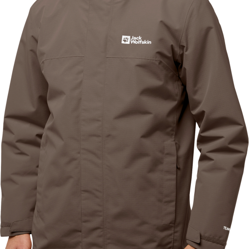 Jack Wolfskin Altenberg 3 in 1 Herren Doppeljacke dunkelbraun XL - Herrenjacken