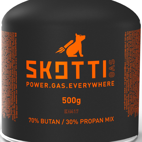 Skotti Schraubkartusche Gas Propan-Butan-Gemisch 500 g  - Gaskartuschen