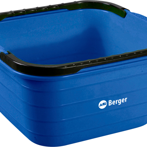 Berger Viereck-Eimer 13 Liter blau - Aufbewahrungs- & Transportbehälter