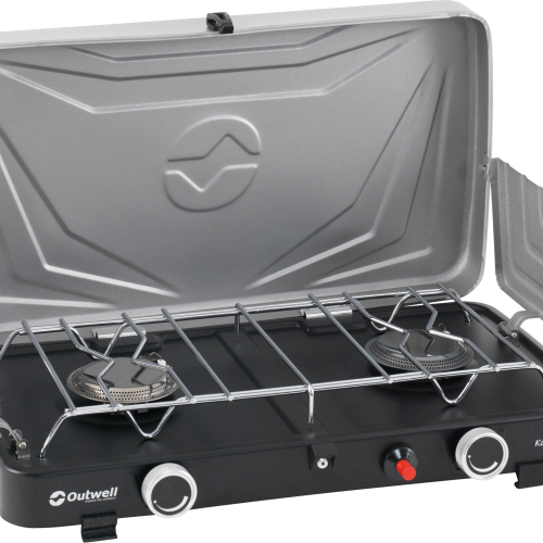 Outwell Kartuschen Gaskocher Katmai Duo mit 2 Kochstellen / 6000 W - Kartuschenkocher