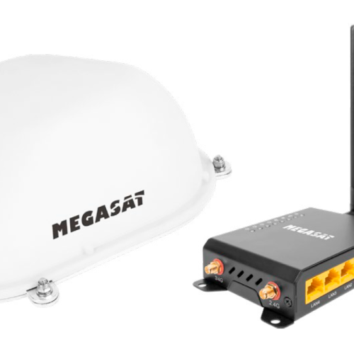 Megasat Camper Connected LTE-WiFi-System Antenne inkl. Router - Camping-Sat-Anlagen