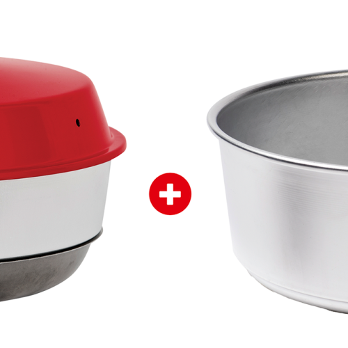 Omnia Campingbackofen Set 2-teilig mit Maxiform 3 Liter - Auflauf- und Backformen