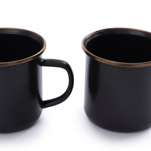 Barebones Becher 2 Stück 9,5 x 9,5 x 8,9  charcoal - Becher und Tassen