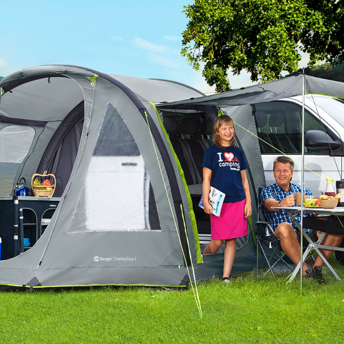 Berger Touring Easy Air Luftvorzelt für Campingbus mit aufblasbarem Gestänge - Reisemobil- & Busvorzelte