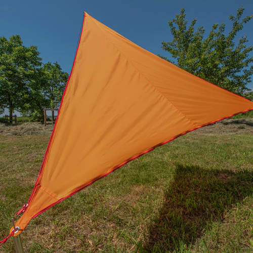 Bent Sonnensegel Zip-Canvas Orange/RV Rot - Pavillons & Tarps