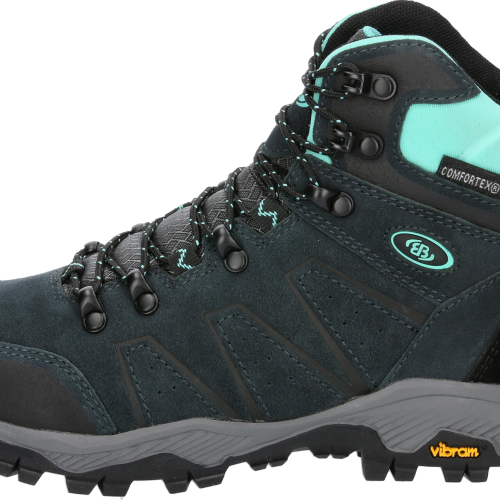 Brütting Mount Princeton Mid Damen Outdoorstiefel türkis 41 - Damenschuhe