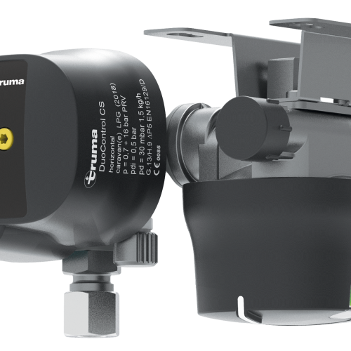 Truma DuoControl CS Gasdruckregler für den Zweiflaschen-Betrieb Horizontal  - Gasregler & Gasschläuche