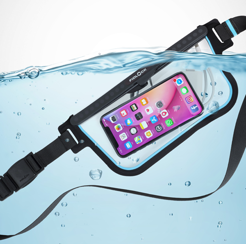 Fidlock Hermetic Sling Bag wasserdichte Bauch- und Schultertasche Transparent Schwarz - Taschen & Packsäcke
