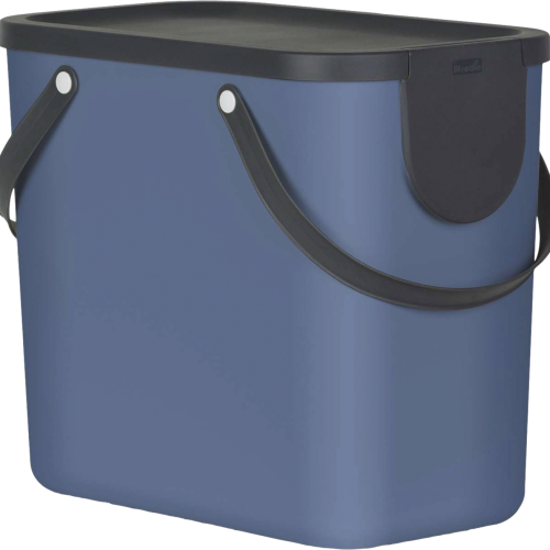 Rotho Recycling Müllsystem Albula 25 Liter horizon blue - Abfallbehälter