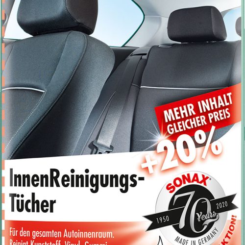 Sonax Fahrzeug Innenreinigungstücher 30 Stück - Bürsten, Schwämme, Tücher