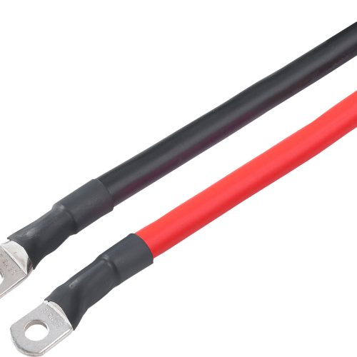 Votronic Hochstrom-Kabelsatz rot / Schwarz für Inverter 35 mm² 1 m lang  - Zubehör Batterien