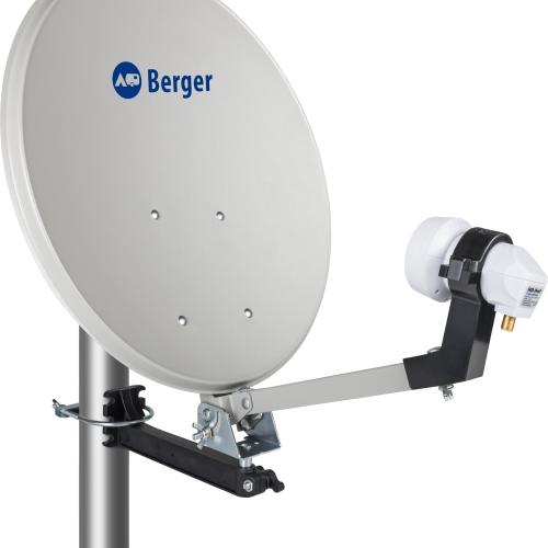 Berger Mobile Sat-Anlage Komplettset Single-LNB im Campingkoffer - Camping-Sat-Anlagen