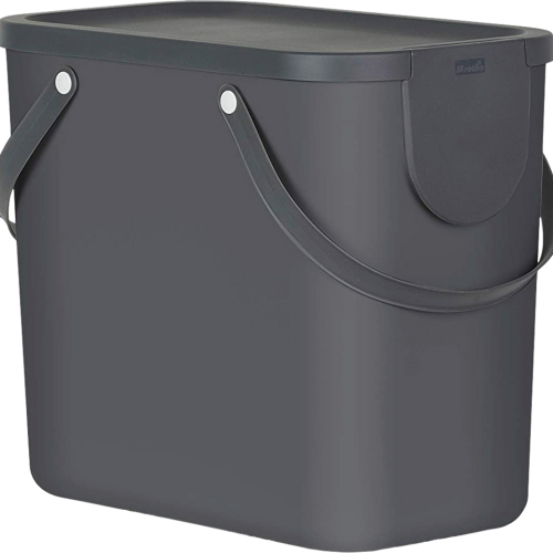 Rotho Recycling Müllsystem Albula 25 Liter anthrazit - Abfallbehälter