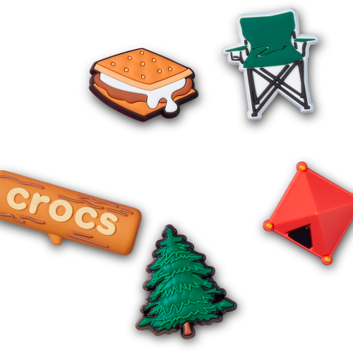 Crocs Jibbitz Gone Caming Schuhanstecker 5er-Pack bunt  - Handschuhe, Gürtel & Sonstiges