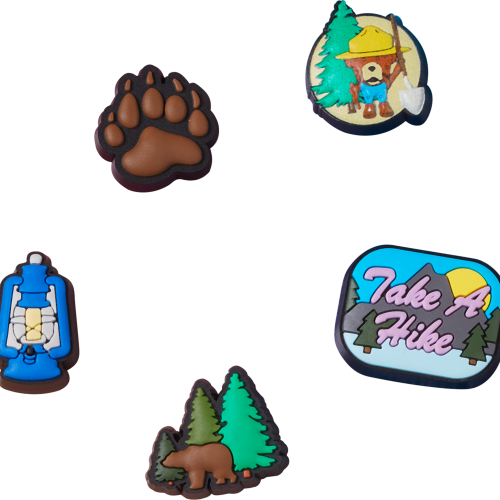 Crocs Jibbitz Schuhanstecker 5er-Pack Take a Hike  bunt  - Handschuhe, Gürtel & Sonstiges
