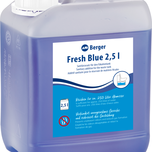 Berger Fresh Blue Sanitärflüssigkeit 2,5 l - Sanitärzusatz für den Fäkalientank - Sanitärzusätze & -flüssigkeiten