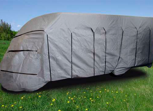 Eurotrail Schutzhülle für Reisemobile 450 - 500 x 240 x 270 cm grau - Schutzhüllen & Planen