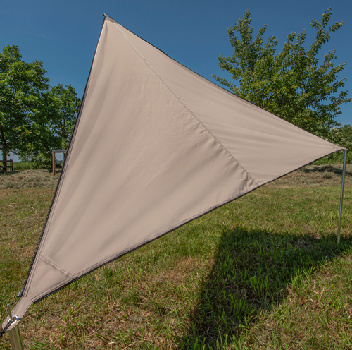 Bent Sonnensegel TC-Zip-Canvas Single aus Baumwoll-Mischgewebe Ocker - Pavillons & Tarps