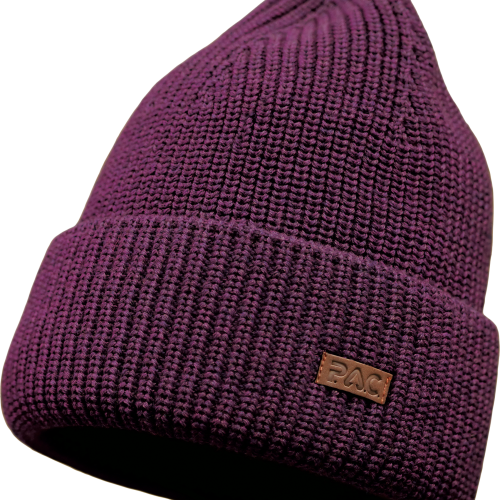 P.A.C. Alea Merino Beanie Damenmütze lila one size - Hüte & Mützen von PAC