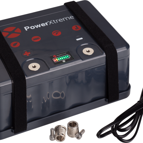 EmergoPlus Lithium Batterie PowerXtreme X30 mit integriertem Ladegerät 12 V / 30 Ah - Fahrzeug-Batterien