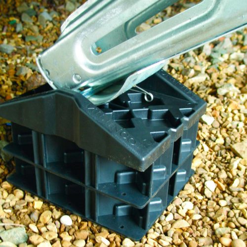 Milenco Stützplatten für Eckstützen - Stufen- & Ausgleichskeile