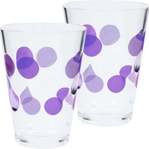 Berger Bubble Trinkgläser 350 ml 2er Set brombeer - Gläser