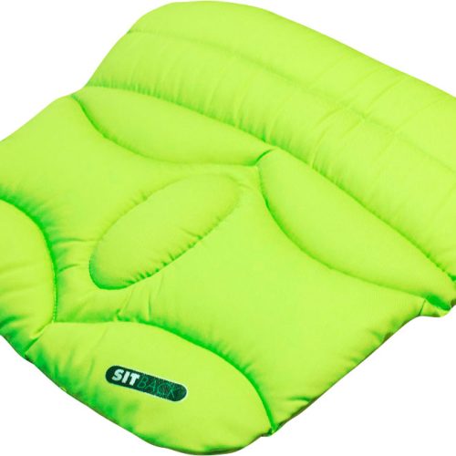 Sitback Basic Living Fahrzeug Sitzkissen 44 x 42 cm Neon Grün - Sitze & Drehkonsolen