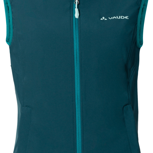 Vaude Hurricane III Damen Softshellweste dunkelgrün 38 - Damenjacken