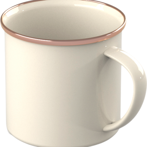 GSI MESA Emaille Trinkbecher 355 ml - Cream - Becher und Tassen