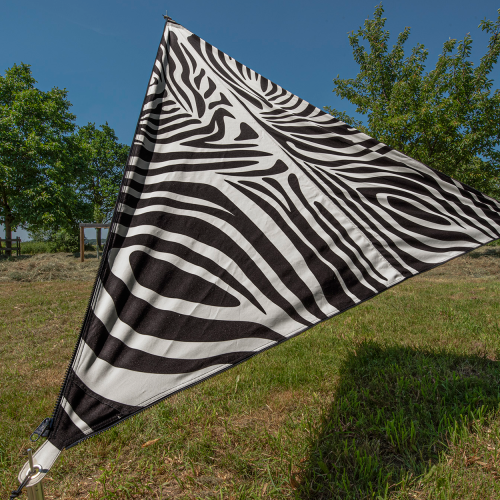 Bent Sonnensegel TC-Zip-Canvas Single aus Baumwoll-Mischgewebe Zebra Design - Pavillons & Tarps