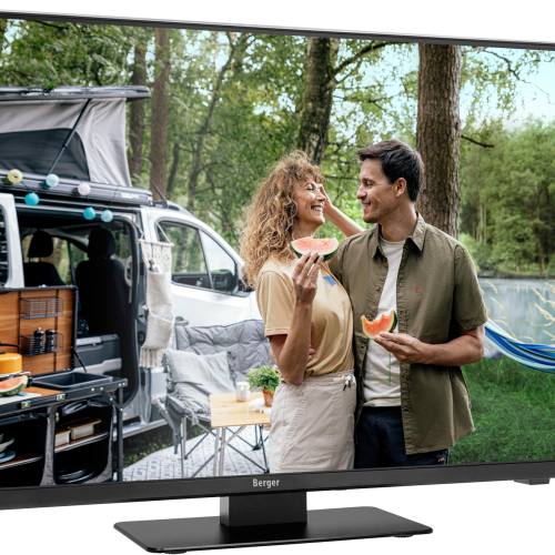 Berger Smart TV Advanteq 24 Zoll Fernseher mit Triple Tuner und 12 / 230 V - Fernseher