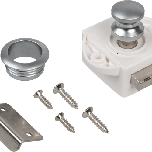 Berger Pushlock Druckknopf Mini - Scharniere, Beschläge & Möbelzubehör