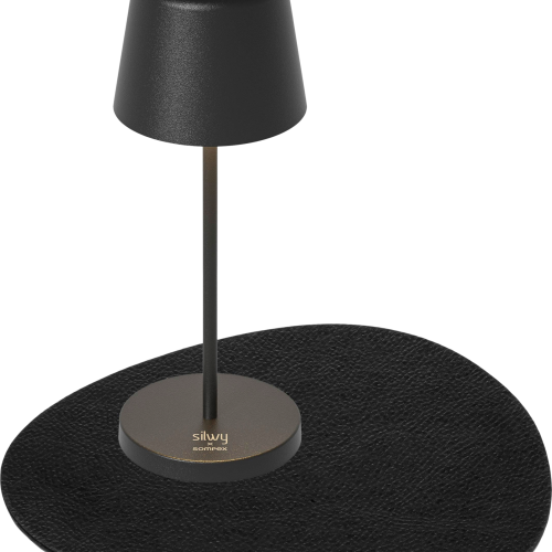 Silwy LED-Magnet-Leuchte Monaco akkubetrieben inklusive Platzset schwarz - LED Campingleuchten