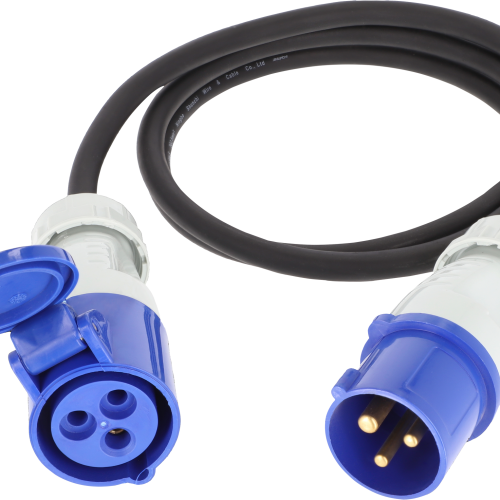 Berger CEE Verbindungsleitung CEE-Stecker und CEE-Kupplung 25 m - CEE-Kabel