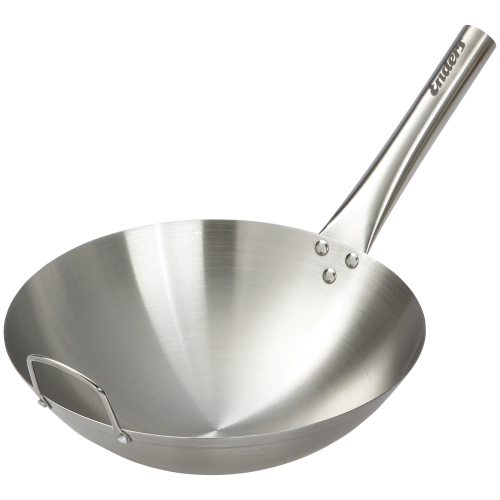 Enders Edelstahl Wok 32 cm - Camping Pfannen & Woks