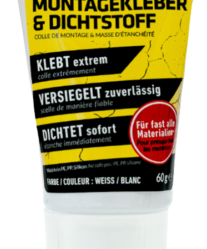 HG Power Glue Montagekleber und Dichtstoff To-Go - Klebstoffe & Dichtmittel