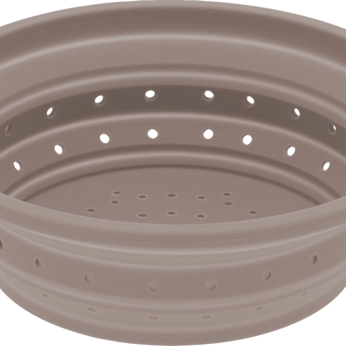 Berger Küchensieb faltbar Größe S (⌀ 18 cm) grau - Faltgeschirr und Faltschüsseln