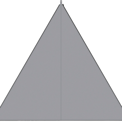 Bent Sonnensegel TC-Zip-Canvas Single aus Baumwoll-Mischgewebe Grau - Pavillons & Tarps
