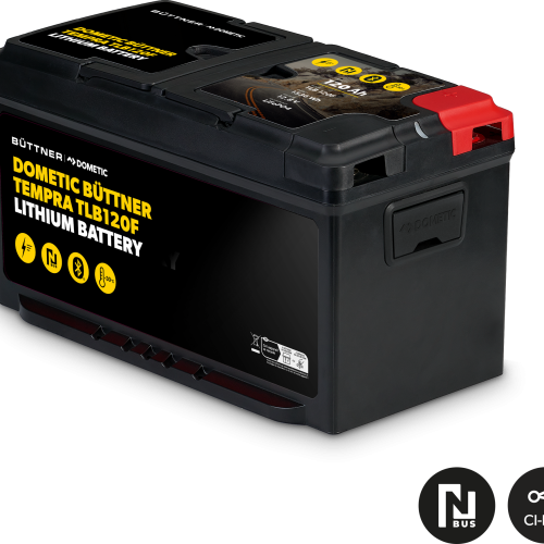 Dometic Büttner Lithiumbatterie Tempra TLB120F 12 V / 120 Ah mit integrierter Heizung - Fahrzeug-Batterien