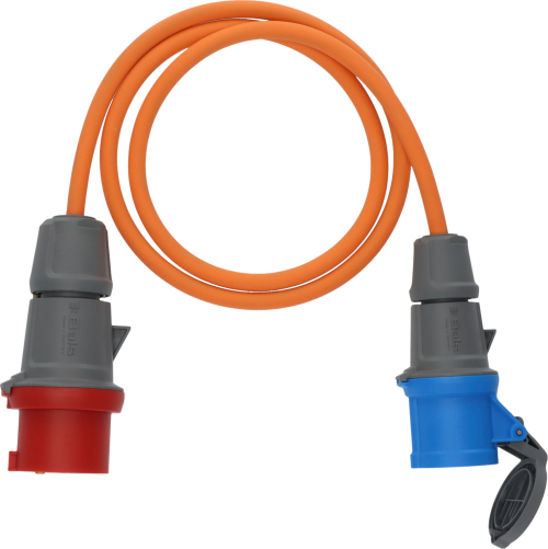 Brennenstuhl Camping- / Maritim Adapterkabel CEE-Stecker 400 V / CEE-Kupplung 230 V / 16 A / 1,5 Meter - CEE-Stecker & -Adapter