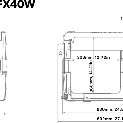 Dometic CFX 40 AC/DC Kompressor-Kühlbox 38 Liter - Kompressor-Kühlboxen