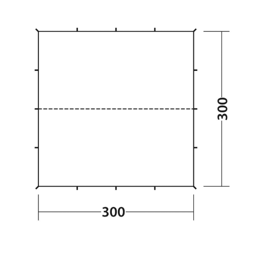 Easy Camp Void Tarp 300 x 300 x 200 cm dunkelgrün  - Pavillons & Tarps