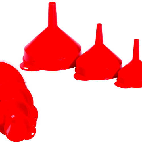 IWH Trichter-Set 4-teilig rot - Frischwasserzufuhr