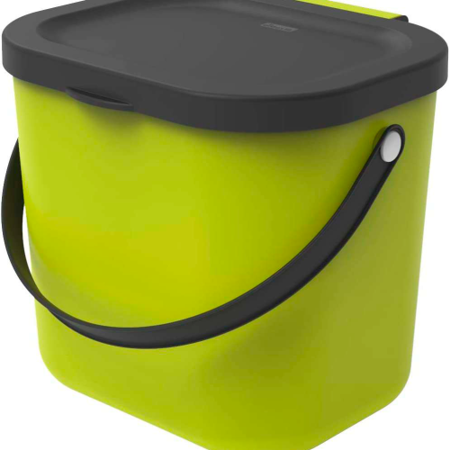 Rotho Recycling Müllsystem Albula 6 Liter limettengrün - Abfallbehälter