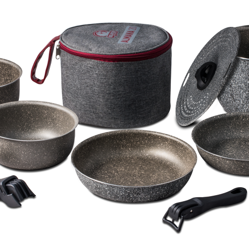 Beaver Brand Kochset 10-teilig Almana20 Evo - Kochgeschirr-Sets
