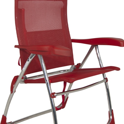 Crespo AL/206 Classic Strandstuhl rot - Strandstühle