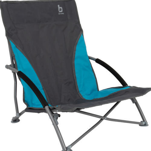 Bo-Camp Strandstuhl Kompakt Saint-Malo Blau/Grau - Strandstühle