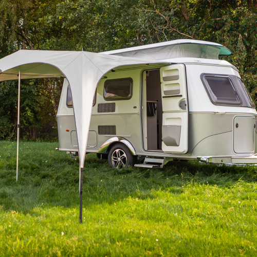 Campooz Caravanning Travelling 340 - inkl. Gestänge grau - Sonnensegel & Vordächer